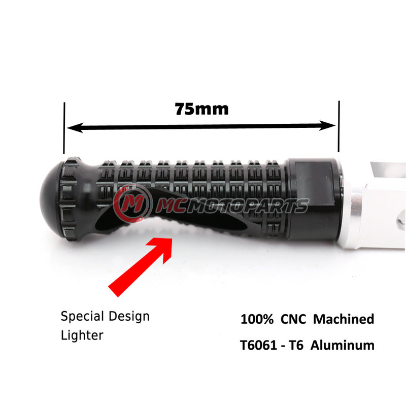 {Front}  Fits Greenger G3S G3 2023-2024 M-PRO Foot Pegs - MC Motoparts