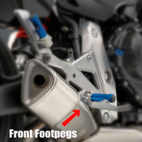 {Front}  Fits Greenger G3S G3 2023-2024 M-PRO Foot Pegs - MC Motoparts