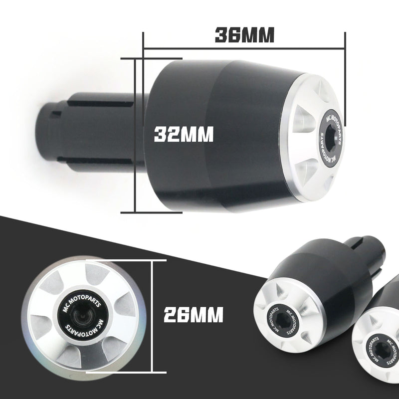 Fit MV Agusta F3 Dragster Brutale 800 675 STORM CNC Bar Ends - MC Motoparts