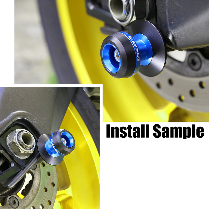 Compatible con carretes basculantes Suzuki GSXR1000 GSXR600 TWALL de 0.315 in.