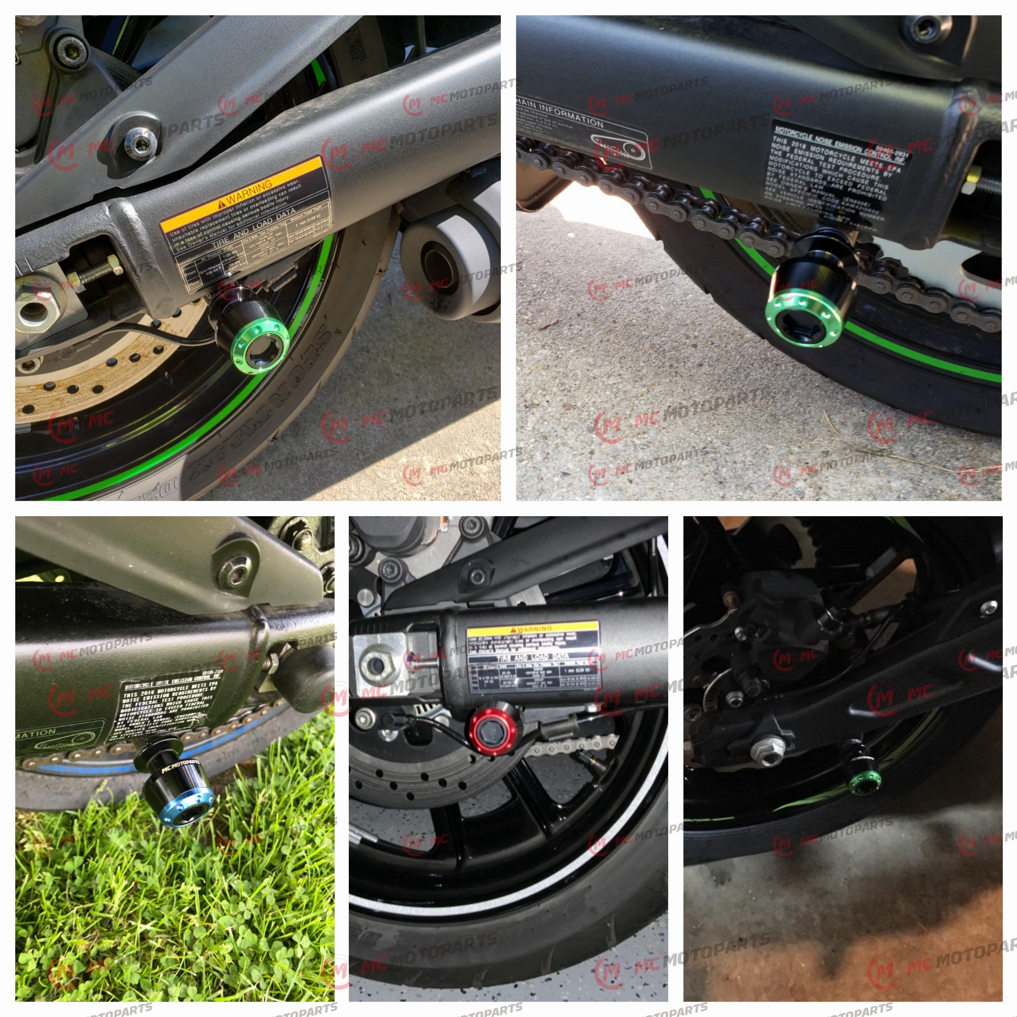 Fits Suzuki ATOM Swingarm Spools | MC MOTOPARTS – MC Motoparts