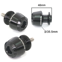 Fits Kawasaki ZX-10RR ZX25R Ninja 500 ATOM 8mm Paddock Stand Swingarm Spools - MC Motoparts