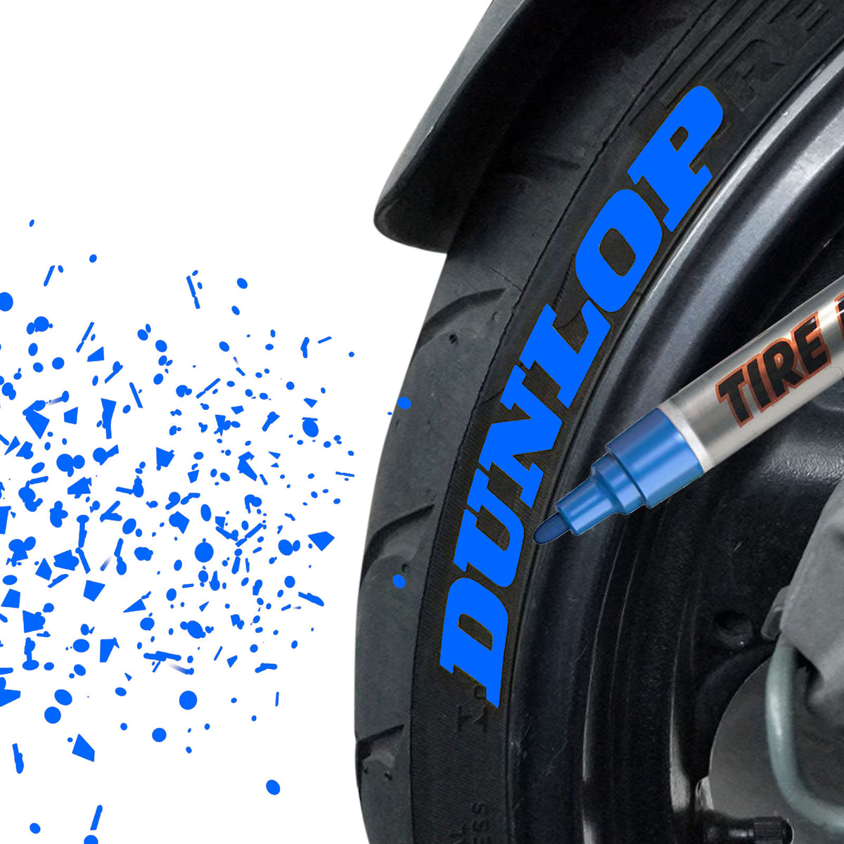7 Colors Waterproof Tire Marker Pen For Motorcycles & Cars