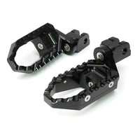 {Delantero} Se adapta a clavijas de pie de 25 mm de ancho para Yamaha XVS250 XVS400 Virago 250 TRC Touring