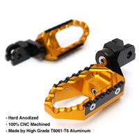 {Front}  Fits Honda CBR650R CB500X NX500 TRC Touring 25mm Multi-Step Adjustable Foot Pegs