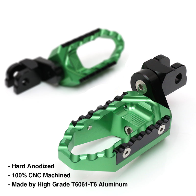 {Front}  Fits Greenger G3S G3 2023-2024 TRC Touring 25mm Adjustable Wide Foot Pegs - MC Motoparts