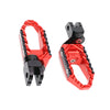 {Delantero} Se adapta a Tuono 125 660 1000 V4R TRC Touring Estriberas anchas ajustables de 25 mm