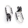 {Delantero} Se adapta a Tuono 125 660 1000 V4R TRC Touring Estriberas anchas ajustables de 25 mm