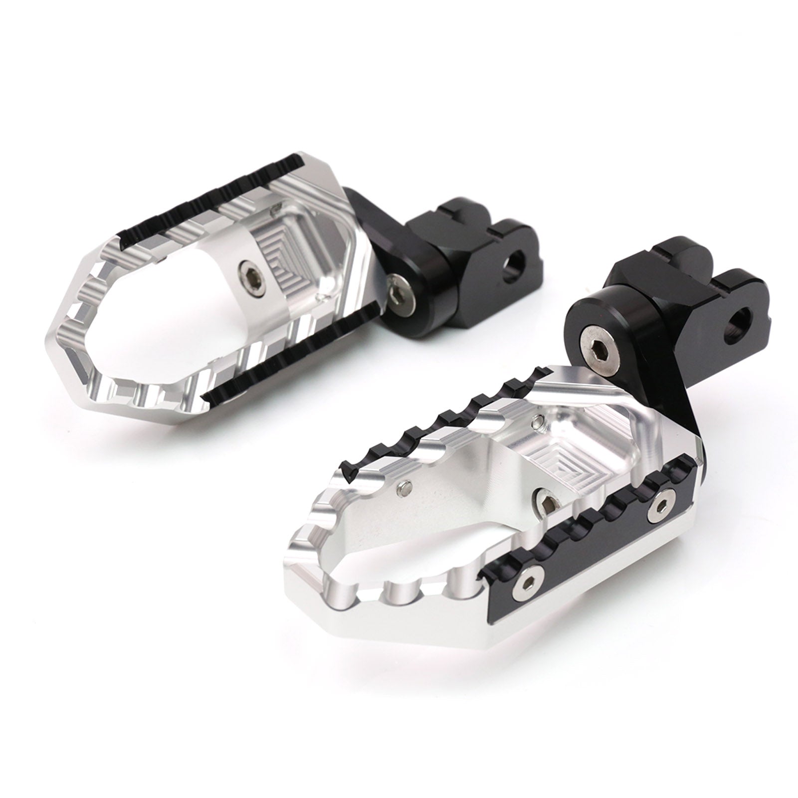 {Avant} Compatible avec Aprilia Shiver 900 SL750 Tuono V4R Repose-pieds réglables de 25 mm.