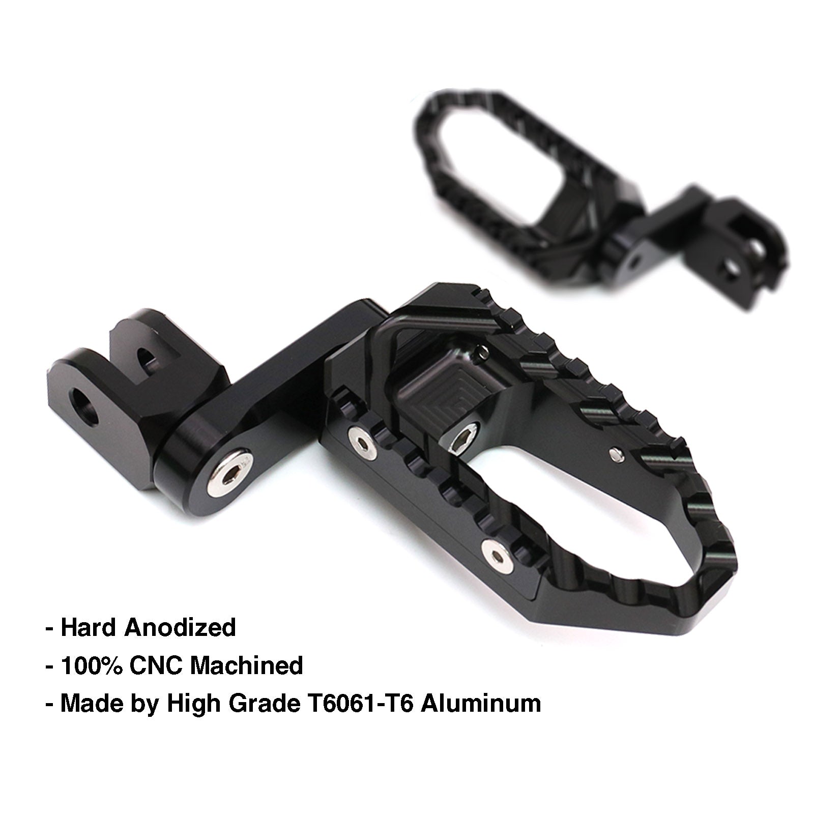 {Avant} Compatible avec Aprilia Shiver 900 SL750 Tuono V4R Repose-pieds réglables de 25 mm.