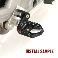 {Avant} Compatible avec Honda CB1000R CB600F CB900F TRC Touring Repose-pieds réglables en plusieurs étapes de 40 mm