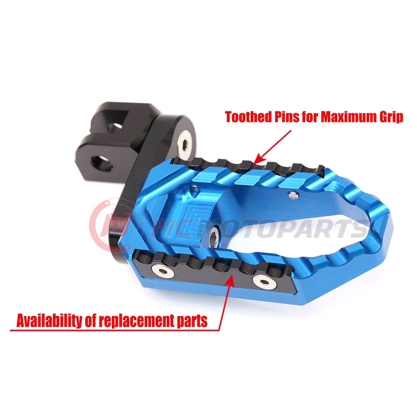 {Avant} Compatible avec Aprilia Shiver 900 SL750 Tuono V4R Repose-pieds réglables de 25 mm.