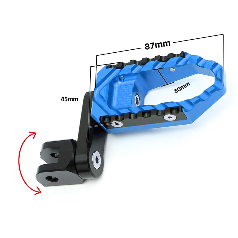 {Avant} Compatible avec les repose-pieds BMW R nineT K1300R TRC Touring de 25 mm de large.