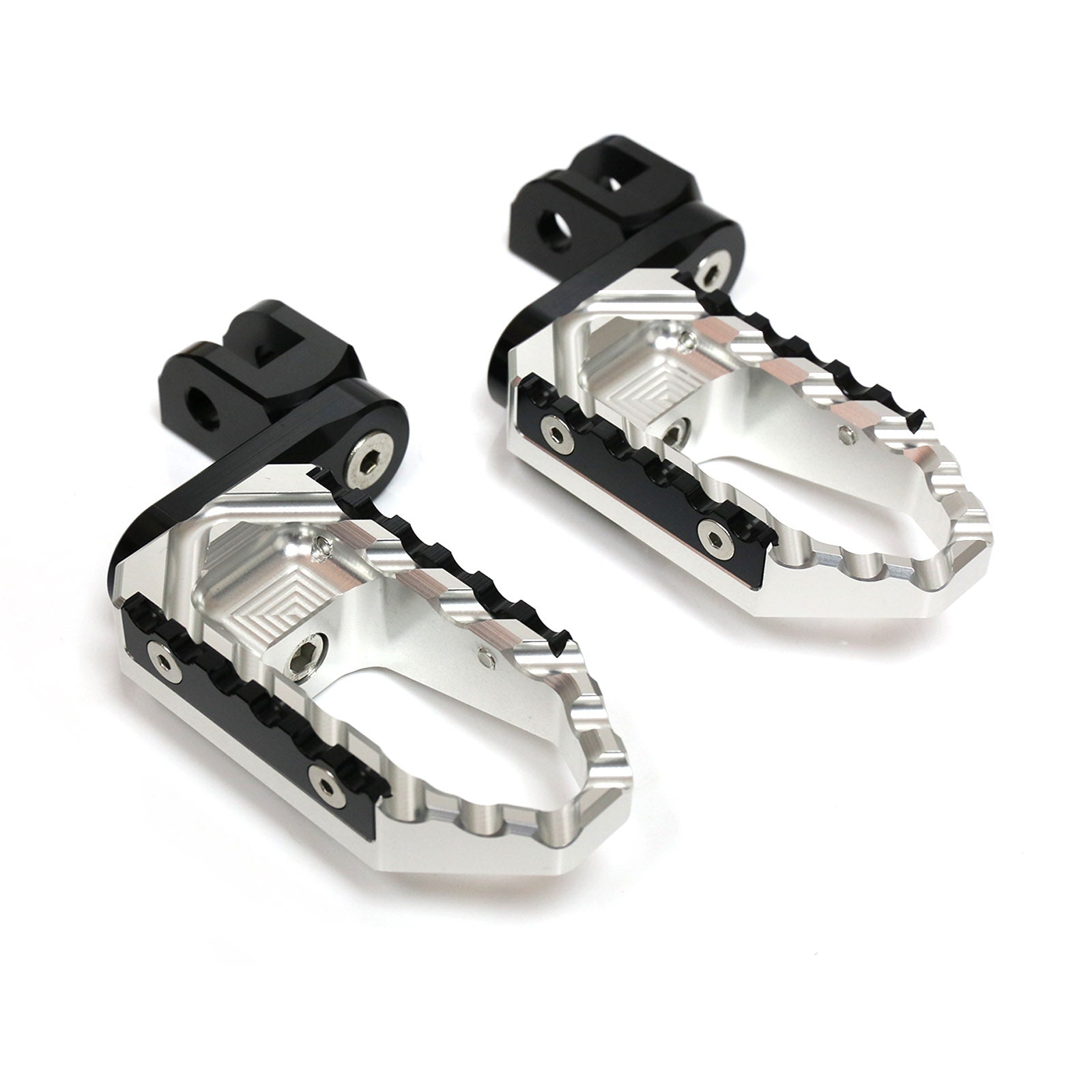 {Avant} Compatible avec Aprilia Shiver 900 SL750 Tuono V4R Repose-pieds réglables de 25 mm.