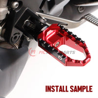 {Avant} Convient aux repose-pieds Aprilia Mana 850 RSV4 Tuono V4R POLE