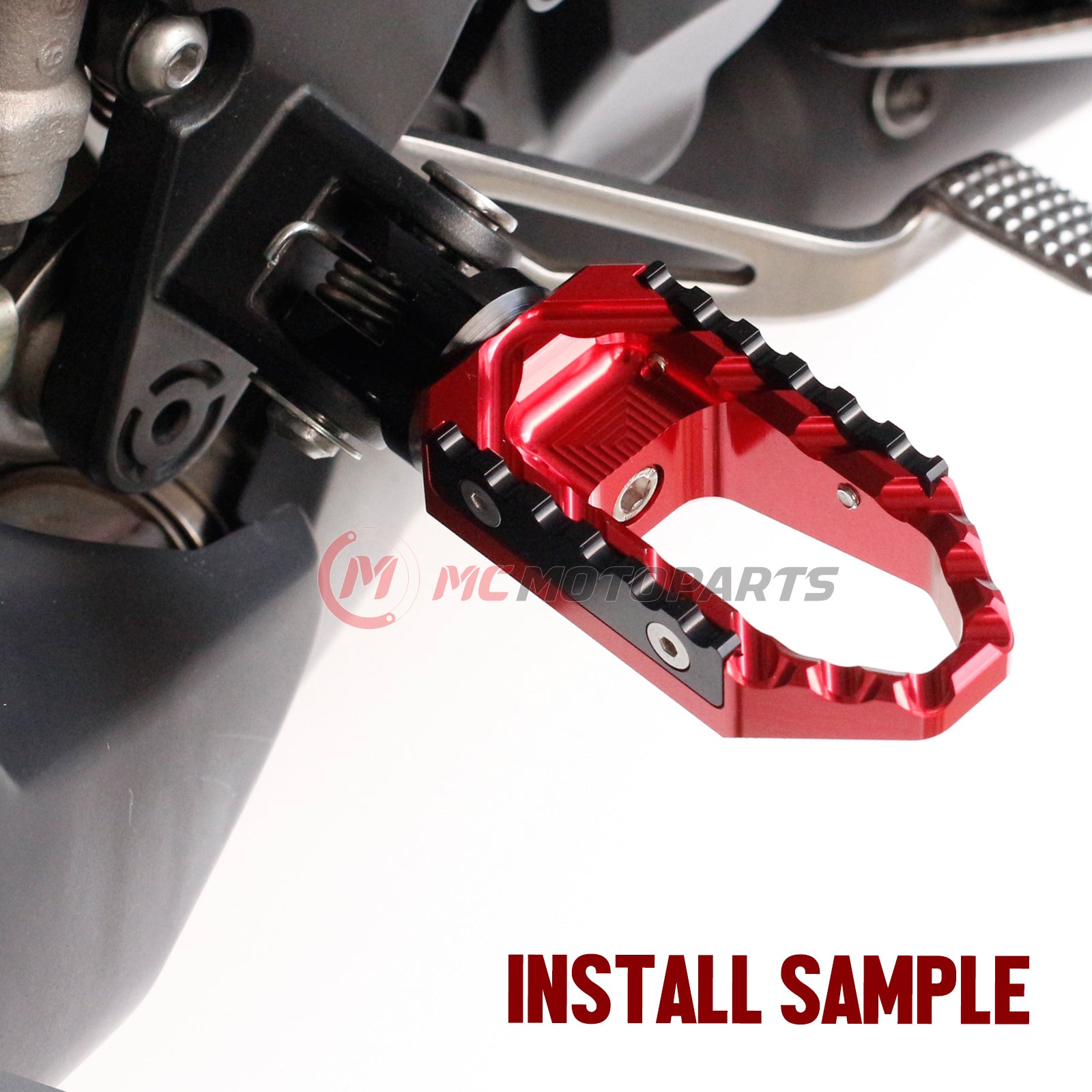 {Avant} Convient aux repose-pieds Aprilia Mana 850 RSV4 Tuono V4R POLE