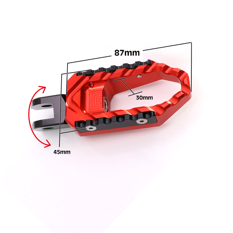 {Delantero} Se adapta a las clavijas de pie Ducati 1098 1198 Scrambler TRC Touring