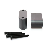 Kawasaki Ninja 500 2024-2025 motorcycle black Delrin mirror extender and riser by MC Motoparts, showing the durable bike mirror upgrade.