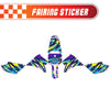 Graphic Kit Decals Fairing Sticker Custom Number For Razor MX350 MX400 - C008 Kaleidoscope Blast