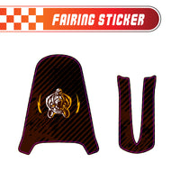 Graphic Kit Decals Fairing Sticker Custom Number For Razor MX350 MX400 - C013 Tiger