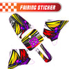 Graphic Kit Decals Fairing Sticker Custom Number For Razor MX350 MX400 - C014 Retro Hex Fusion