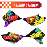 Graphic Kit Decals Fairing Sticker Custom Number For Razor MX350 MX400 - L006 Street Graffiti