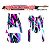 Graphic Kit Decals Fairing Sticker Custom Number For Razor MX350 MX400 (2021 or beyond) - C003 Purple Geometric Burst - MC Motoparts