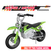 Graphic Kit Decals Fairing Sticker Custom Number For Razor MX350 MX400 (2021 or beyond) - L006 Street Graffiti - MC Motoparts