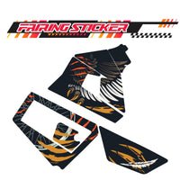 Graphic Kit Decals Fairing Sticker Custom Number For Razor MX350 MX400 (2021 or beyond) - LH002 Black Brown Eagle - MC Motoparts