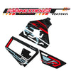Graphic Kit Decals Fairing Sticker Custom Number For Razor MX350 MX400 (2021 or beyond) - LH004 Black Red Robot - MC Motoparts