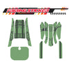 Graphic Kit Decals Fairing Sticker Custom Number For Razor MX350 MX400 (2021 or beyond) - LH015 Green Robot - MC Motoparts