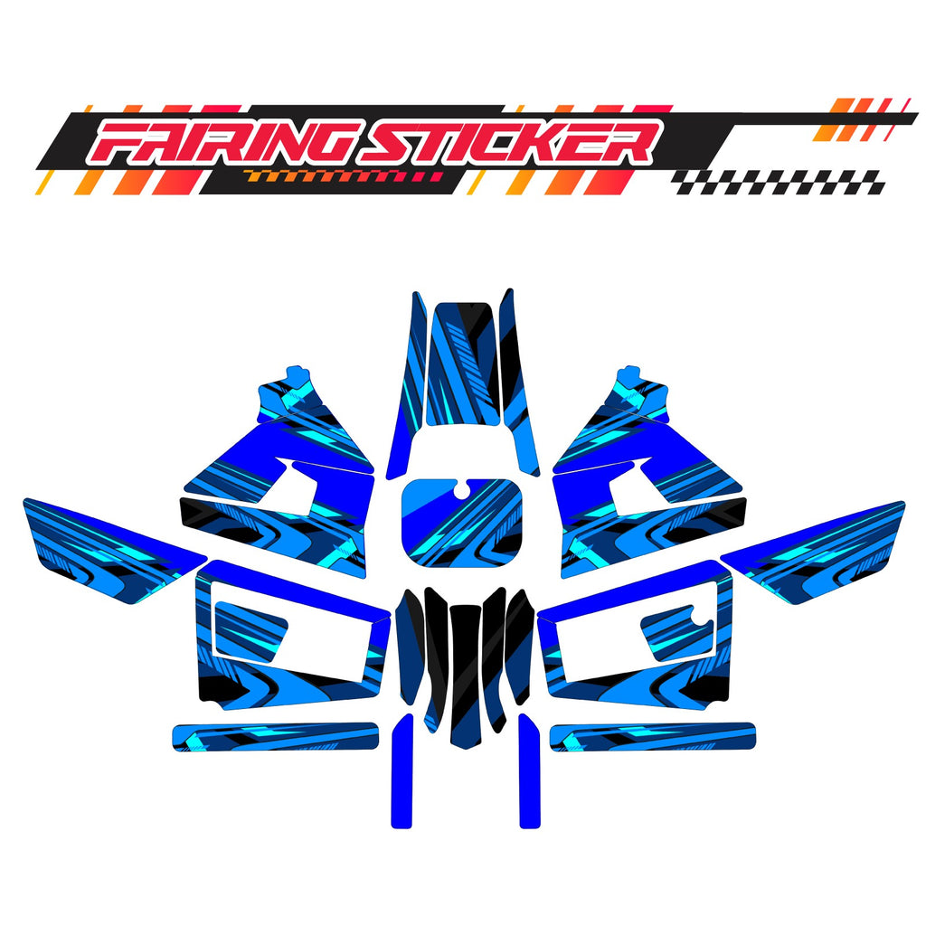 Graphic Kit Decals Fairing Sticker Custom Number For Razor MX350 MX400 ...