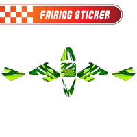 Graphic Kit Decals Fairing Sticker Custom Number For Razor MX500 MX650 - C007 Verdant Spikes - MC Motoparts