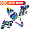 Graphic Kit Decals Fairing Sticker Custom Number For Razor MX500 MX650 - C008 Kaleidoscope Blast