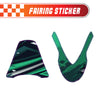 Graphic Kit Decals Fairing Sticker Custom Number For Razor MX500 MX650 - C010 Green Jewel-Toned Terrain