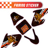 Graphic Kit Decals Fairing Sticker Custom Number For Razor MX500 MX650 - C013 Tiger