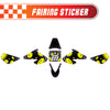 Graphic Kit Decals Fairing Sticker Custom Number For Razor MX500 MX650 - L005 3D Laughing Face