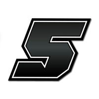 Three custom MC Motoparts racing number stickers in G006 gradient style, designed for dirt bikes and motorcycles.