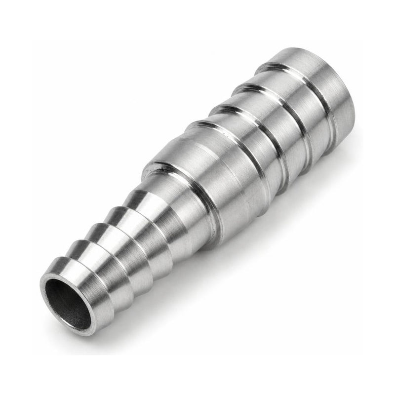 MC Motoparts 10mm to 13mm 304 stainless steel hose barb reducer joiner coupler, 50mm straight fitting