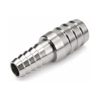 MC Motoparts 304 stainless steel 10mm to 16mm hose barb reducer joiner coupler, 50mm straight fitting