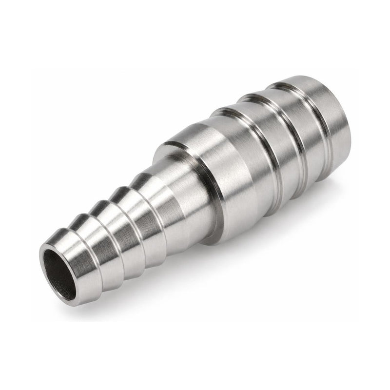 MC Motoparts 304 stainless steel 10mm to 16mm hose barb reducer joiner coupler, 50mm straight fitting
