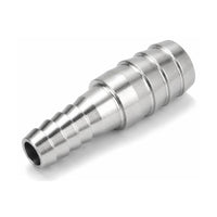 MC Motoparts 304 stainless steel 10mm to 20mm hose barb reducer joiner coupler, 50mm straight fitting
