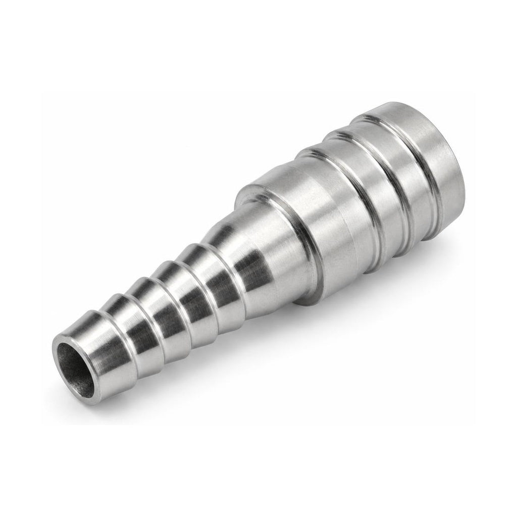 MC Motoparts 10mm to 32mm 304 stainless steel hose barb reducer joiner coupler, 50mm straight fitting