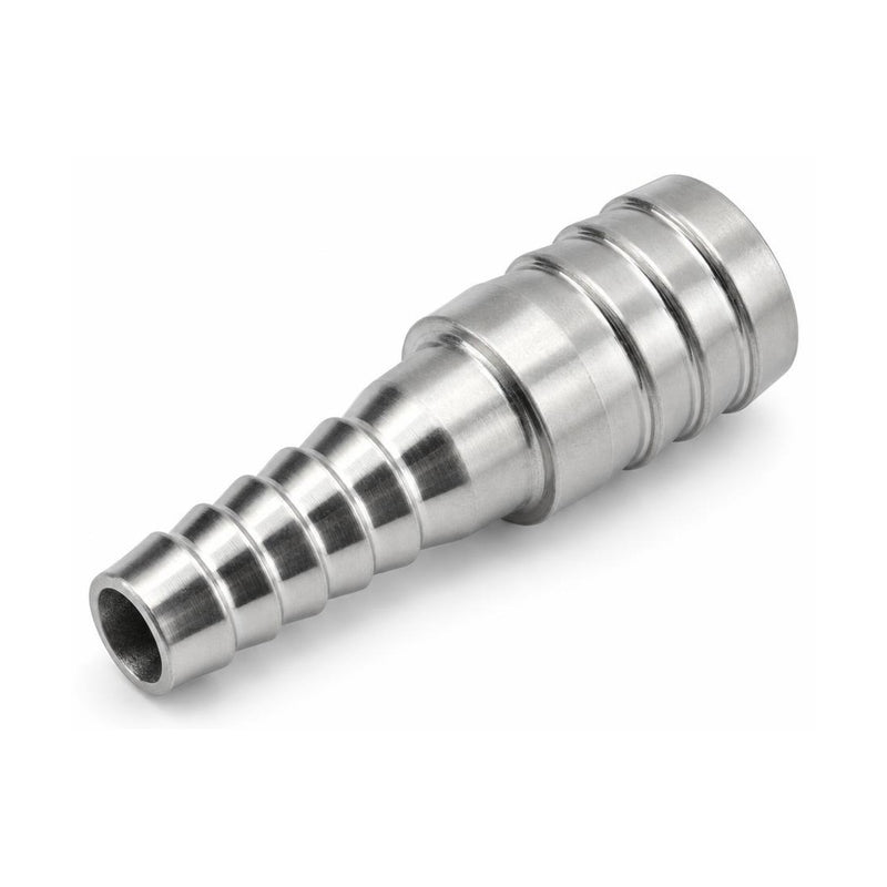 MC Motoparts 10mm to 32mm 304 stainless steel hose barb reducer joiner coupler, 50mm straight fitting
