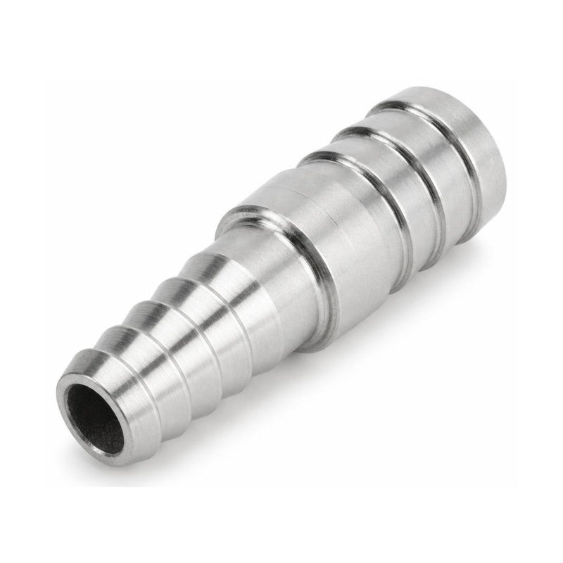 MC Motoparts 12mm to 14mm 304 stainless steel hose barb reducer joiner coupler, 50mm straight fitting