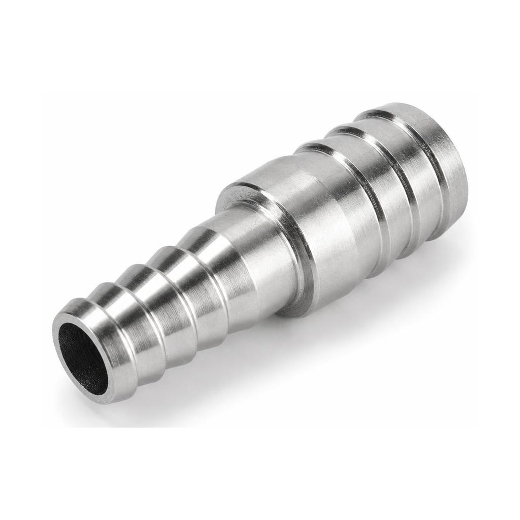 MC Motoparts 304 stainless steel 12mm to 20mm hose barb reducer joiner coupler, 50mm straight fitting