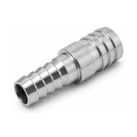 MC Motoparts 13mm to 20mm 304 stainless steel hose barb reducer joiner coupler, 50mm straight fitting