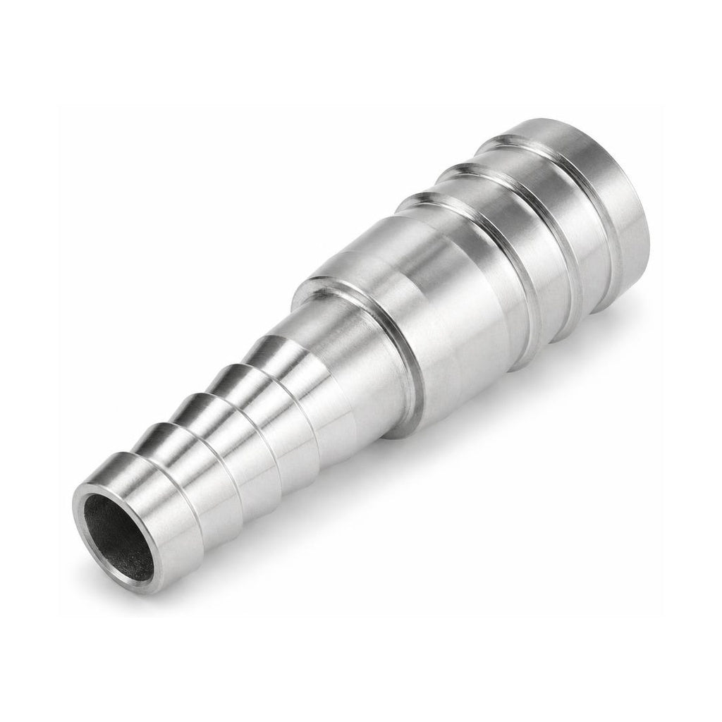 MC Motoparts 304 stainless steel hose barb reducer joiner coupler, 14mm to 32mm, 50mm straight fitting