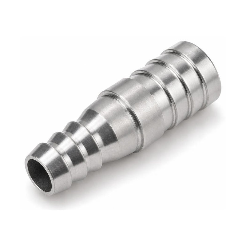 MC Motoparts 18mm to 22mm 304 stainless steel hose barb reducer adapter, 50mm straight coupler