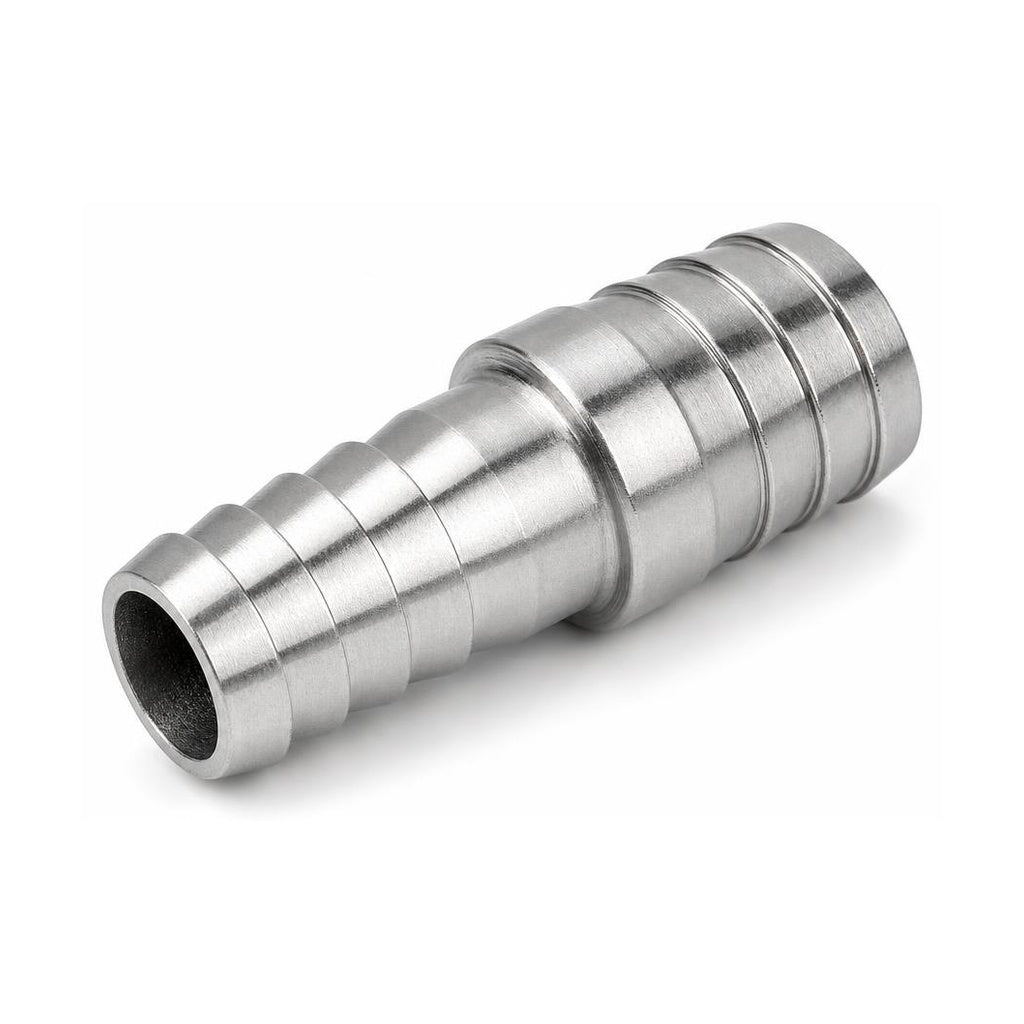 MC Motoparts 304 stainless steel 20mm to 32mm hose barb reducer joiner coupler, 50mm straight fitting